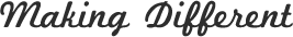 Making Different logo