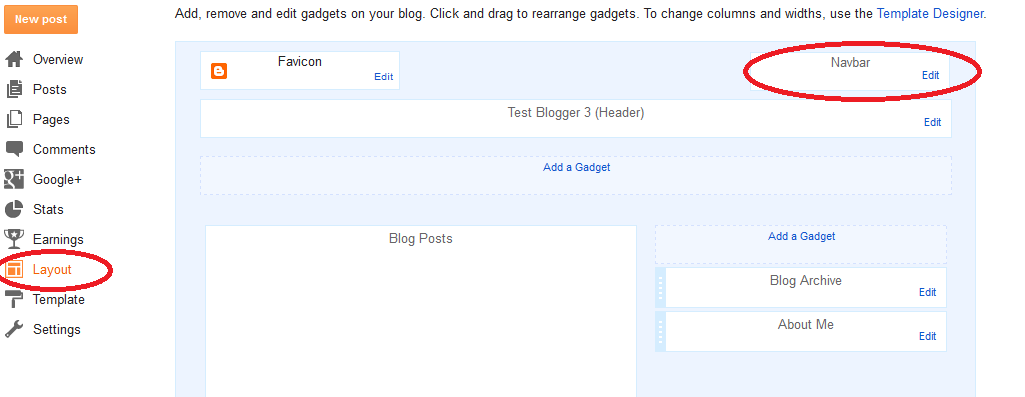 Remove Navbar widget from google blogger