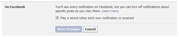 Facebook Beeping Sound