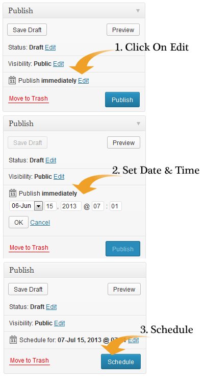 How to Schedule Your Posts In WordPress