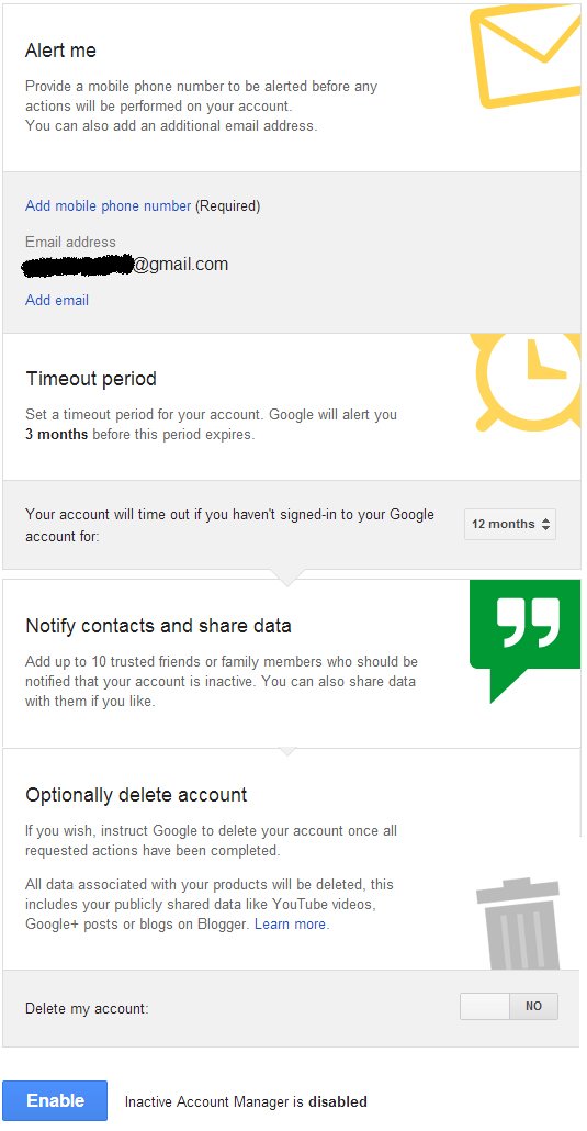 Transfer your Google Data to your Beloved ones even after your Death