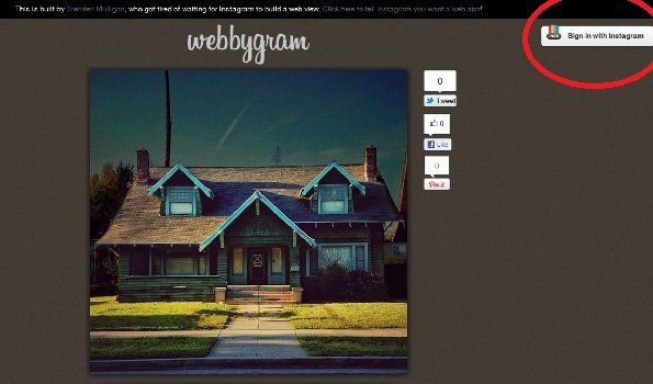 Webbygram- use it to use Instagram
