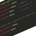 Disable Text Highlighting With CSS