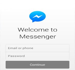 Log-out to fb Messenger