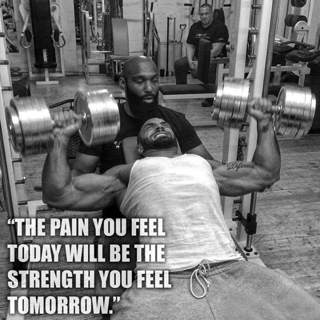 The pain you feel today will be the strength you feel tomorrow