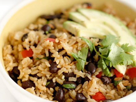 Brown-rice-with-beans