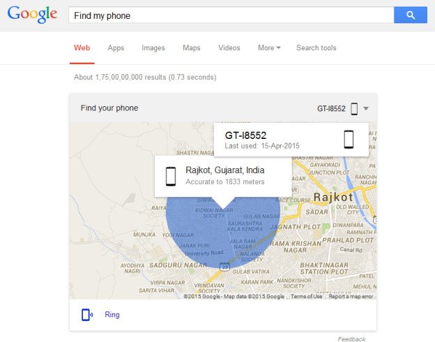 google locate my phone
