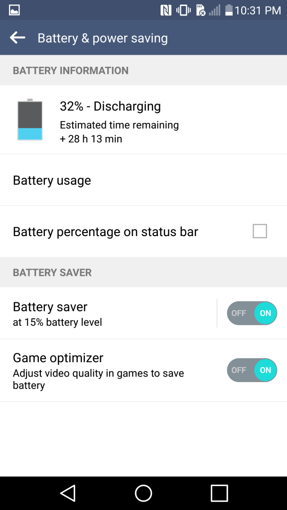 LG G4 Battery Life