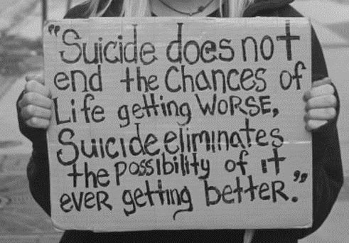 suicide is not the solution
