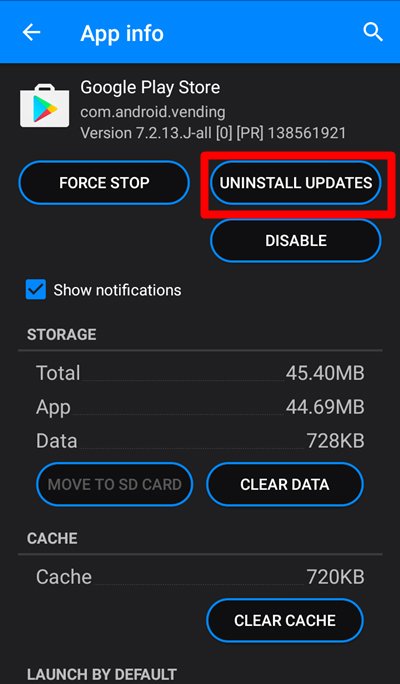 uninstall-updates