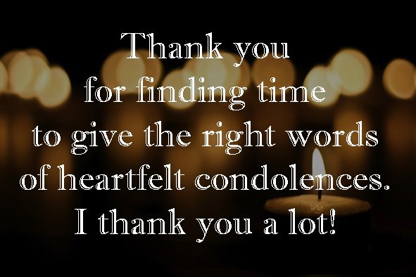 Thank You Messages For Sympathy And Condolence WishesMsg, 57% OFF