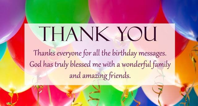 Short Thank You Messages For Birthday Wishes Making Different