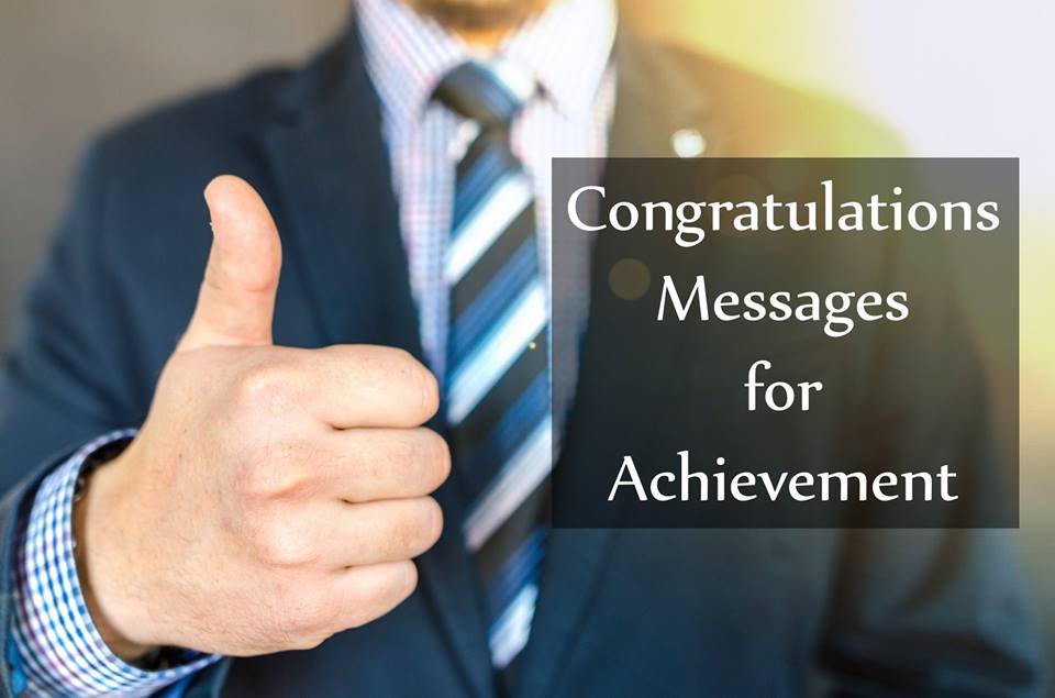 Congratulations Messages for Achievement Making Different