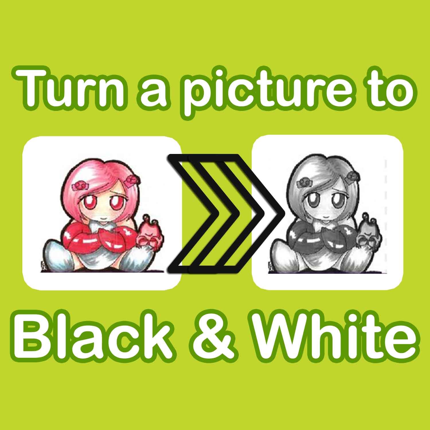 Turn-a-picture-to-black-and-white-online