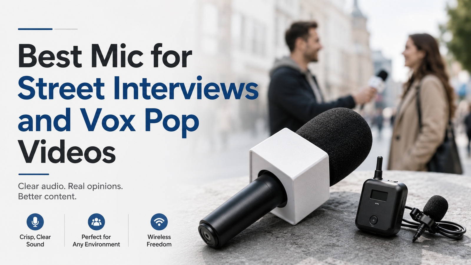 Best Mic for Street Interviews and Vox Pop Videos